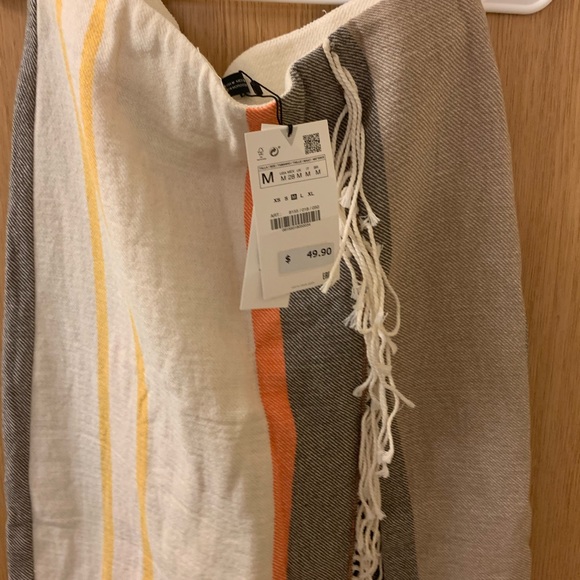 Zara striped skirt brand new size M 8155/018 - Picture 4 of 4